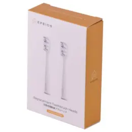 Epeios 2-Piece Sonic Electric Toothbrush Heads White Gift Box